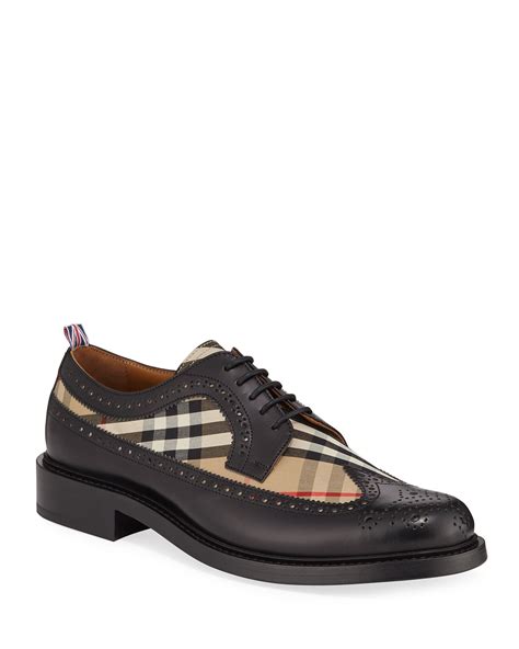 men's burberry shoes|burberry men's wingtip shoes.